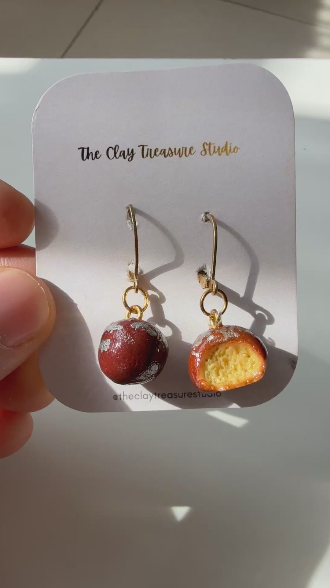 Gulab Jamun Drops Earring